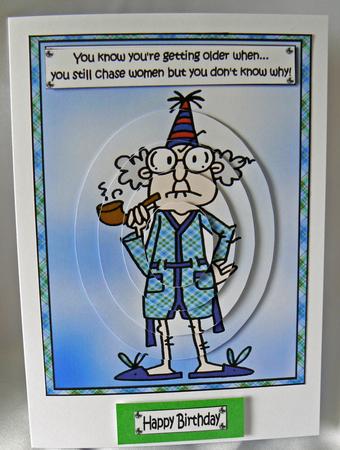 Gus Knows He's Getting Older Oval Pyramid by Audrey Wilson