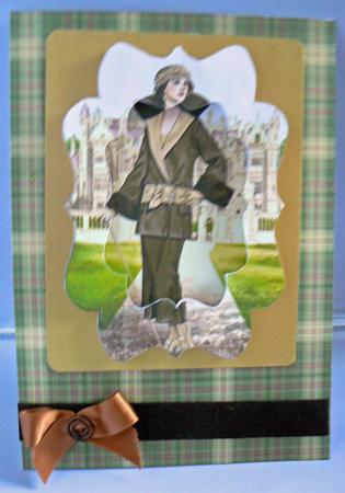Olive Green Plaid Check by Audrey Wilson
