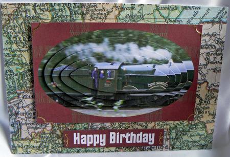 King Edward Under Steam by Audrey Wilson