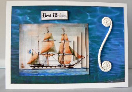 Tall Ship Painting by Audrey Wilson