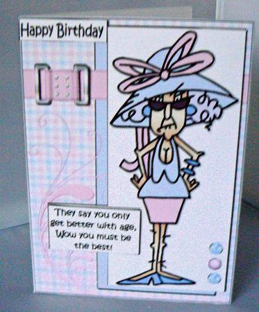 Stella You Only Get Better with Age Quick Card by Audrey Wilson