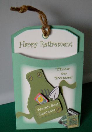 Time to Potter Pocket Tag Card by Audrey Wilson