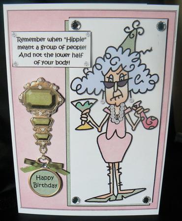 Stella Remembers the Hippies Quick Card by Audrey Wilson