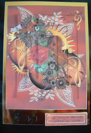 Musical Steampunk Valentine Pyramid Sheet by Audrey Wilson