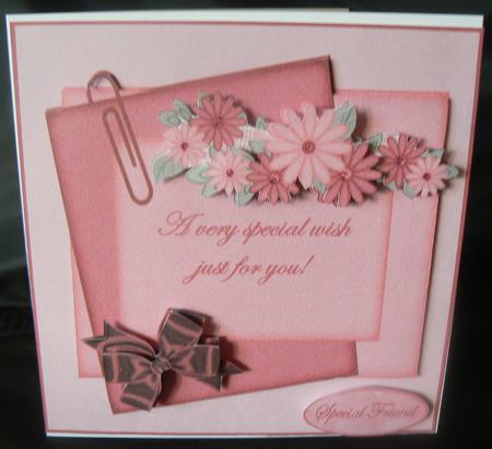 Floral Letter Cardfront by Audrey Wilson