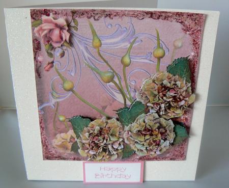 Alliums and Hydrangers by Audrey Wilson
