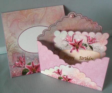 Lily Envelope Card Kit by Audrey Wilson