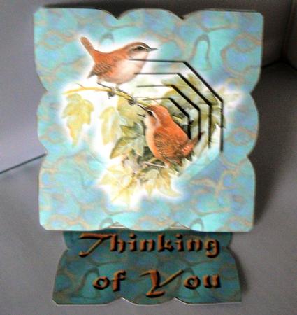 Thinking of You Easel Card by Audrey Wilson