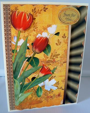 Tulip Card Front by Audrey Wilson