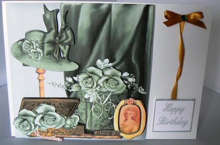 A Woman's Finery in Green by Audrey Wilson