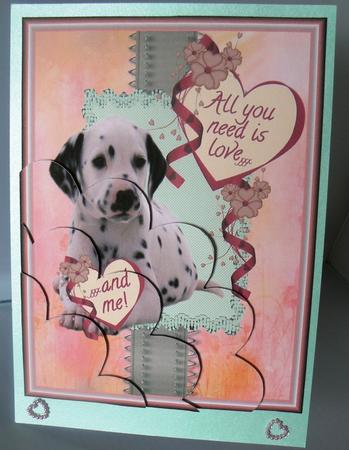 All You Need is Love and Me! Dalmation by Audrey Wilson
