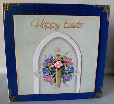 Cross & Arch Easter Card by Audrey Wilson