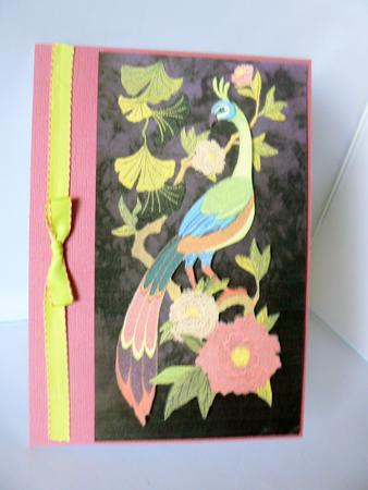 Chinoiserie Peacock by Audrey Wilson