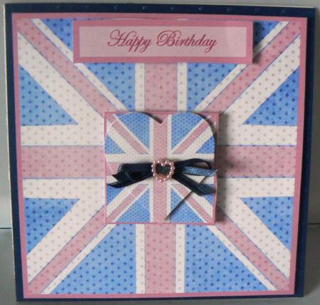 Dotty Chic Union Flag Topper Sheet by Audrey Wilson