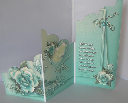 Life's Moments Scalloped Cascade Card 2 by Audrey Wilson