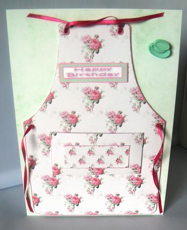 Apron with Roses by Audrey Wilson