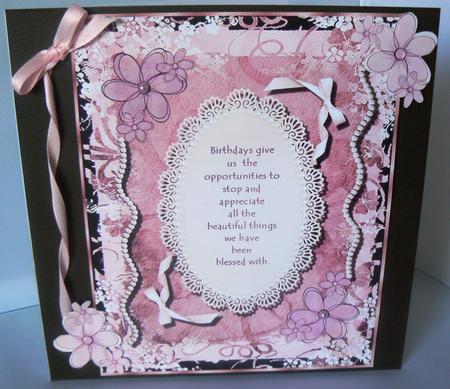 Birthday Blessings Topper 2 by Audrey Wilson