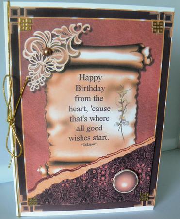 Birthday from the Heart Topper by Audrey Wilson