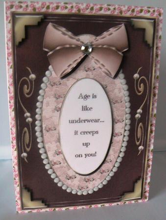 Birthday Humor Topper 2 by Audrey Wilson