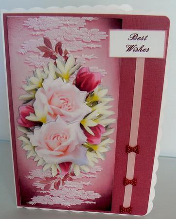 Pink and White with Lace Dl by Audrey Wilson