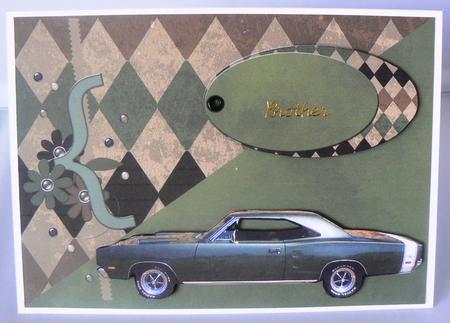 Vintage Ride Card Front by Audrey Wilson