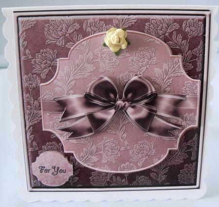 Damask Plaque - Coffee by Audrey Wilson