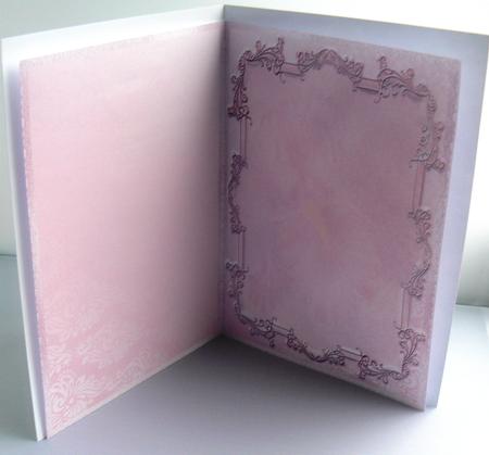 Soft Pink Fancy Insert by Audrey Wilson