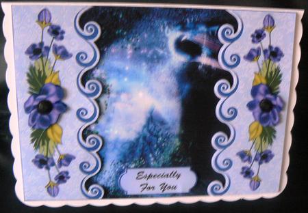 Bordered Enchanted Dragon by Audrey Wilson