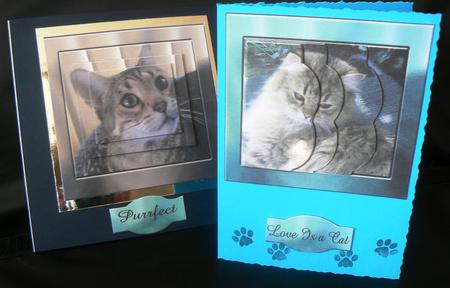 Just Purrfect Cats 2 Card Sheet by Audrey Wilson