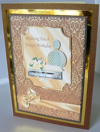 Perfume Bottle & Jewel Box - Happy Birthday by Audrey Wilson
