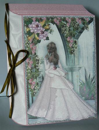 Pretty Lady in Pink, in Rose Garden Folded Book by Audrey Wilson