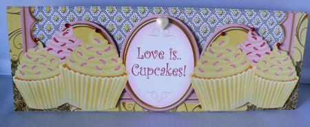 Lemon Cupcakes Love is Cupcakes Large Dl Card Kit by Audrey Wilson