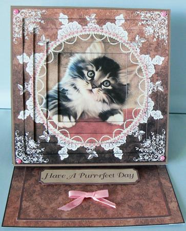 Lace & Pearls Kittens #1 by Audrey Wilson