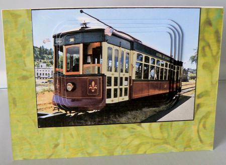 Vintage Tram Trolley by Audrey Wilson