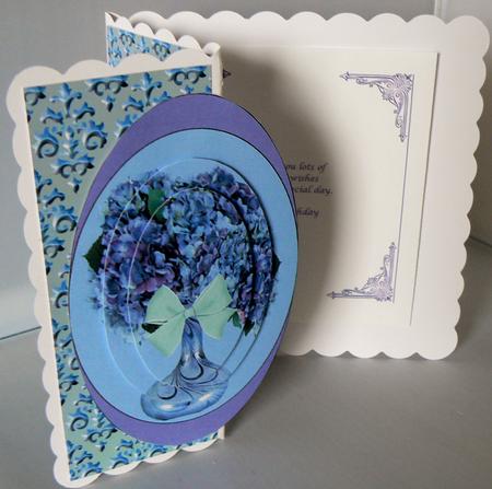 Azure and Purple 2 Card Sheet by Audrey Wilson