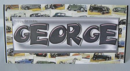 George Large Dl Card by Audrey Wilson