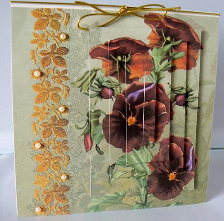Pansies for a Lady Pyramid by Audrey Wilson