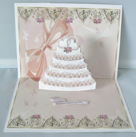 Wedded Bliss Corner Stacker Pop-up Card Kit 1 by Audrey Wilson
