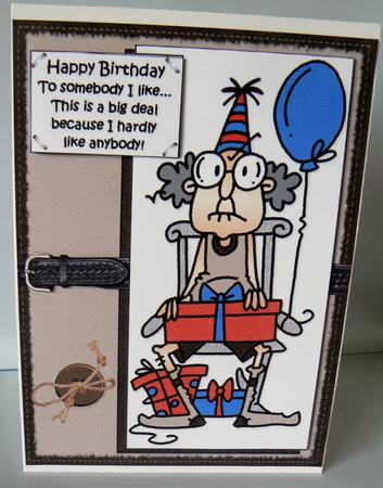 Gus Likes Somebody Quick Card by Audrey Wilson