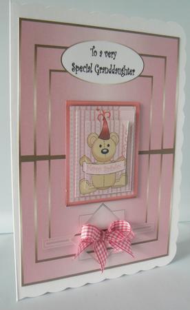 Special Daughter/granddaughter Teddy by Audrey Wilson
