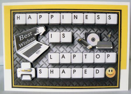 Happiness is Laptop Shaped! by Audrey Wilson