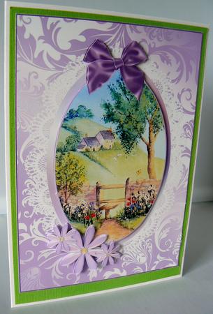 Cotswold Farm Watercolour Decoupage by Audrey Wilson