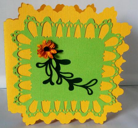 337 Fancy Card & Topper 1 by Audrey Wilson