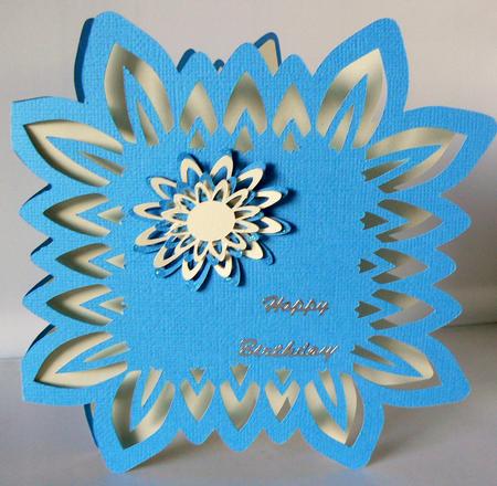 340 Fancy Card & Topper 4 by Audrey Wilson