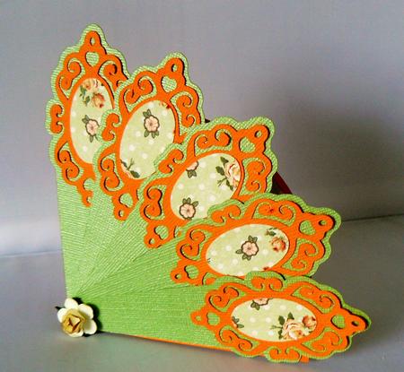 201 Pretty Fan Card by Audrey Wilson