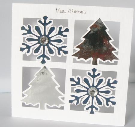 Snowflake & Tree Card by Audrey Wilson