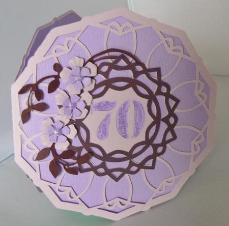 348 Octagon Shaped Card by Audrey Wilson