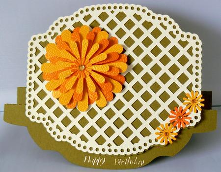 352 Flower Lattice Rocker by Audrey Wilson