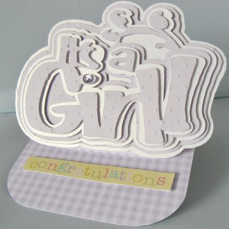 Its a Girl! Topper by Audrey Wilson