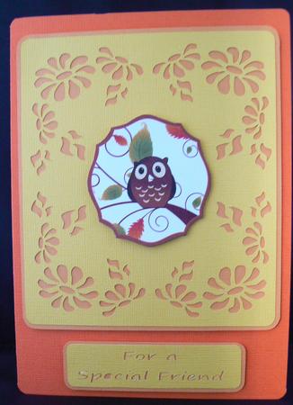 Daisy Frame Card - Silhouette by Audrey Wilson